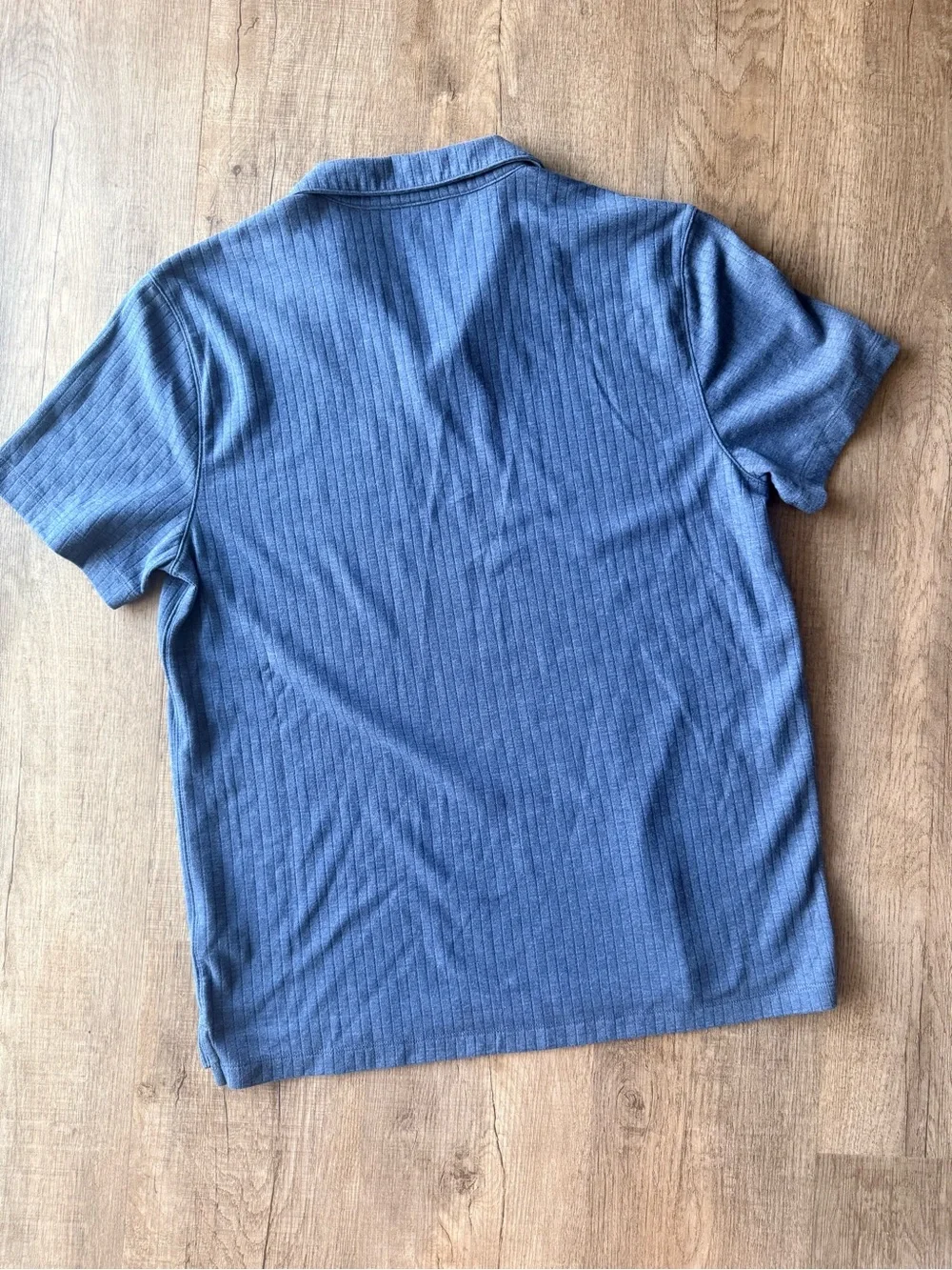 Men J. Crew Ribbed Dark Blue Polo